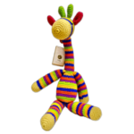Sky Scrapper: Colorful Crocheted Giraffe - Image 4